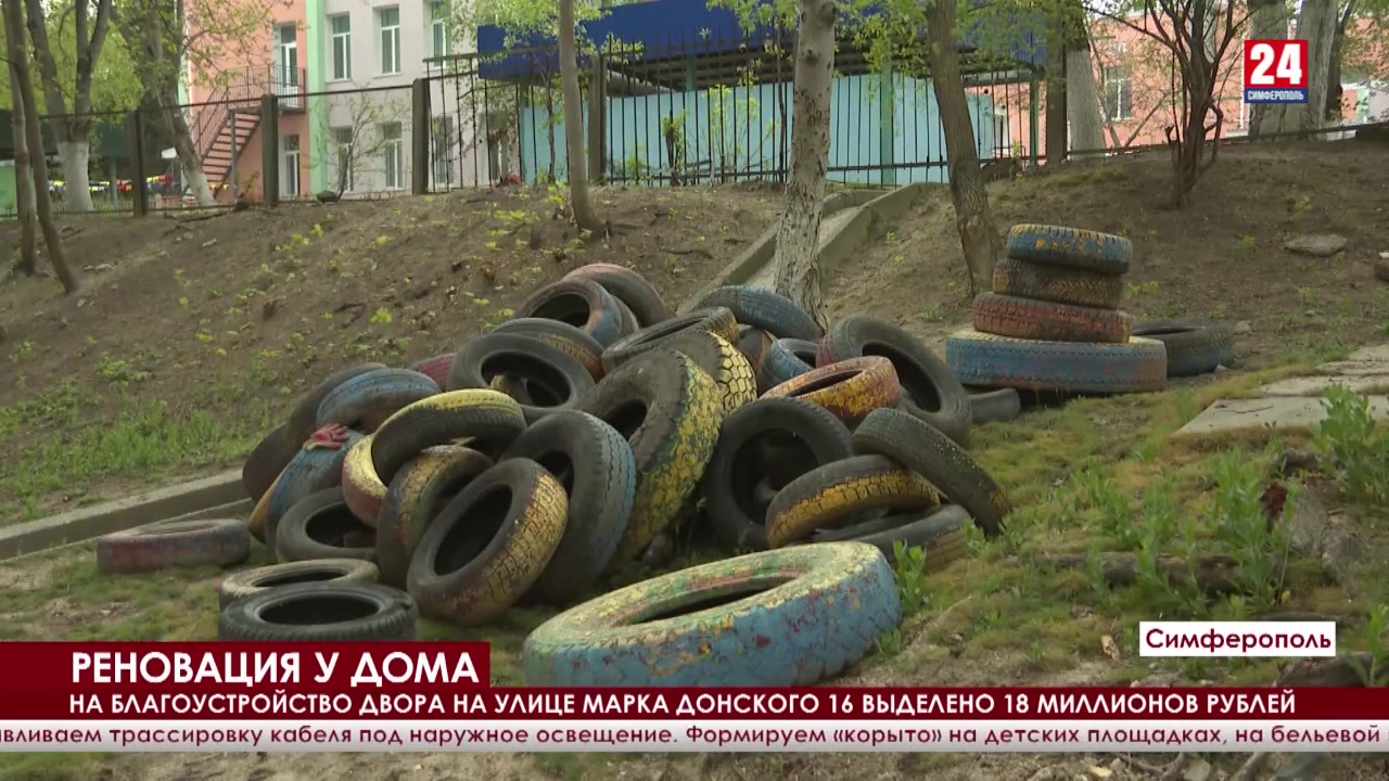 Марка донского 4 симферополь. Благоустройство города Крым. Марка Донского Симферополь.