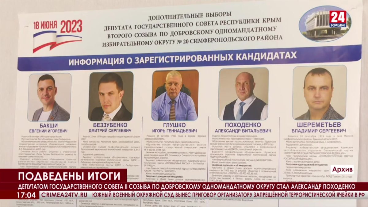 В Крыму определили депутата Государственного совета по Добровскому  одномандатному округу