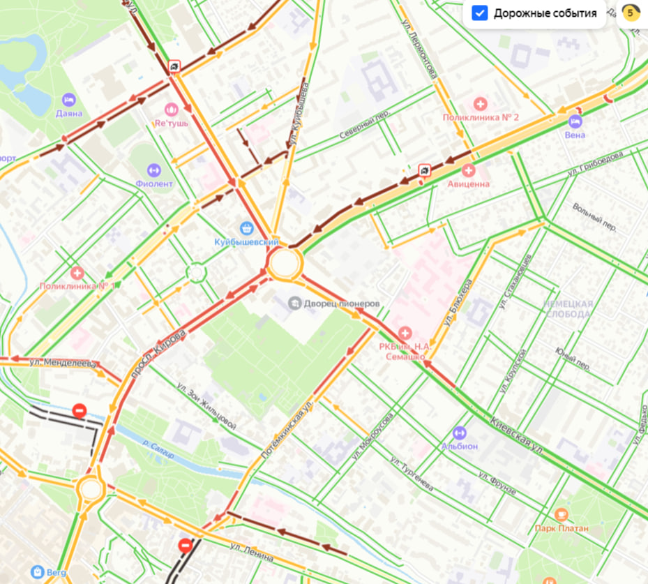 Карта проспект победы симферополь